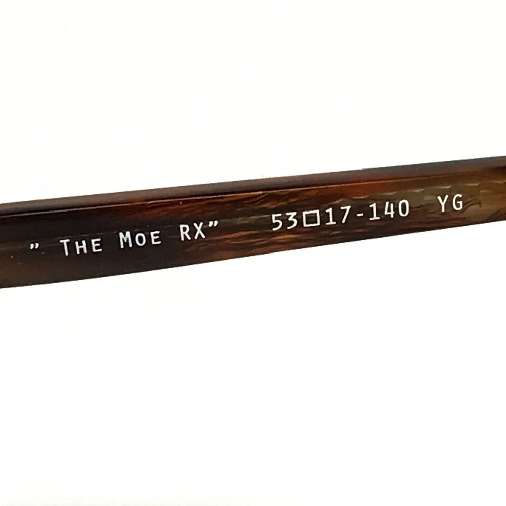 Penguin Eyeglasses Frames THE MOE YG Brown Gold Round Full Wire Rim 52-17-140